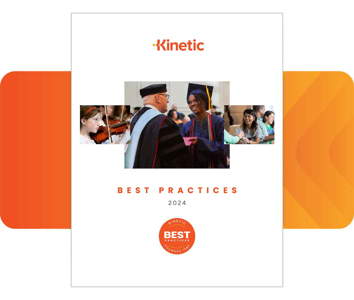 Cover of the 2023 Kinetic Fundraising Best Practices guide.
