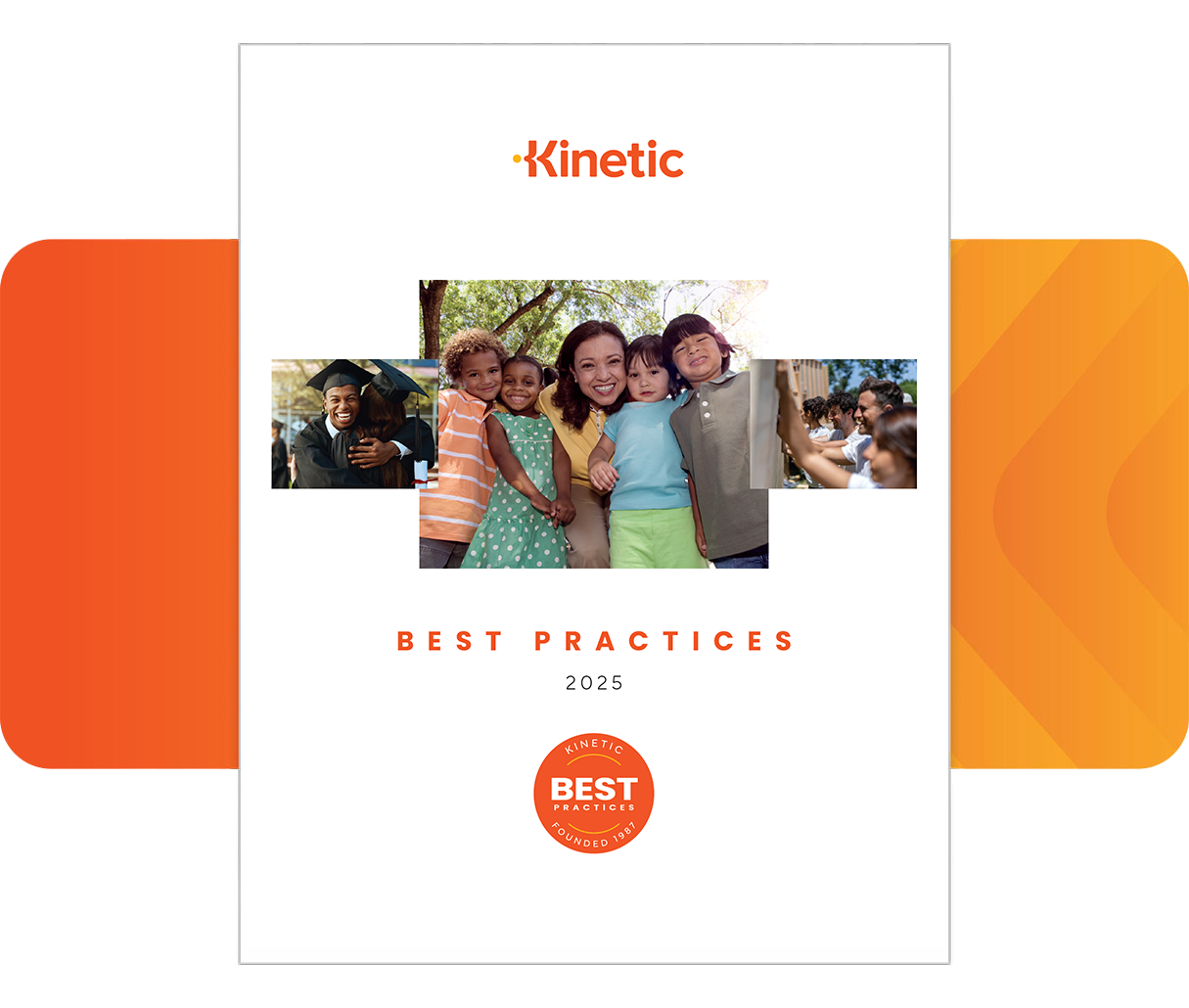 Cover of the 2025 Kinetic Fundraising Best Practices guide.